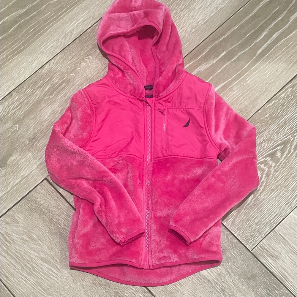 Nautica Bright Pink Kids Hoodie (E)